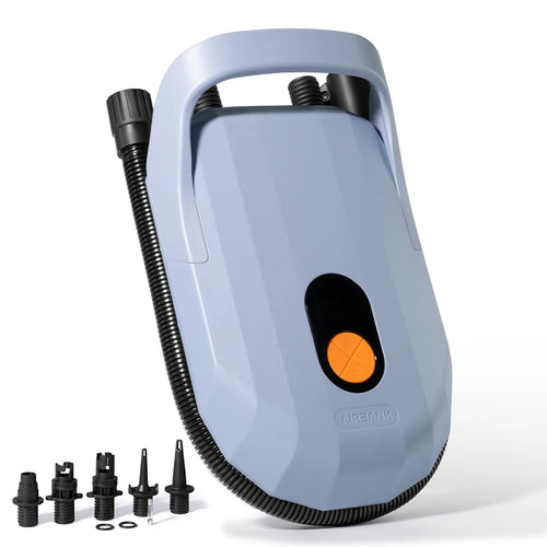 20PSI Double Stage Electric Inflator with 5PCS Air Nozzles, Portable Air Pump E766010
