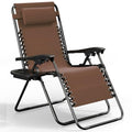 Zero Gravity Chairs Set of 2 Grey Z88237