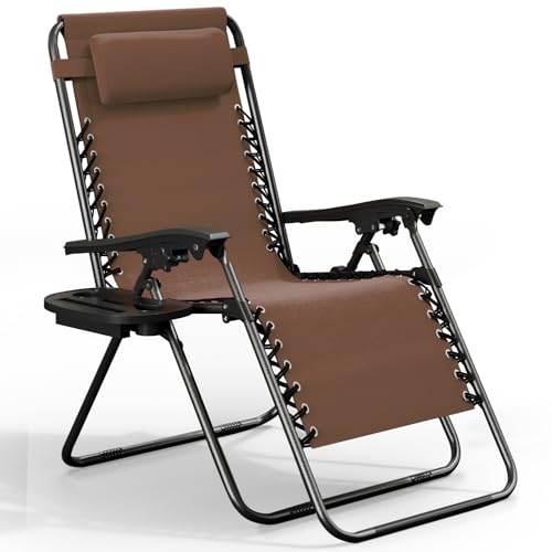 Zero Gravity Chairs Set of 2 Grey Z88237