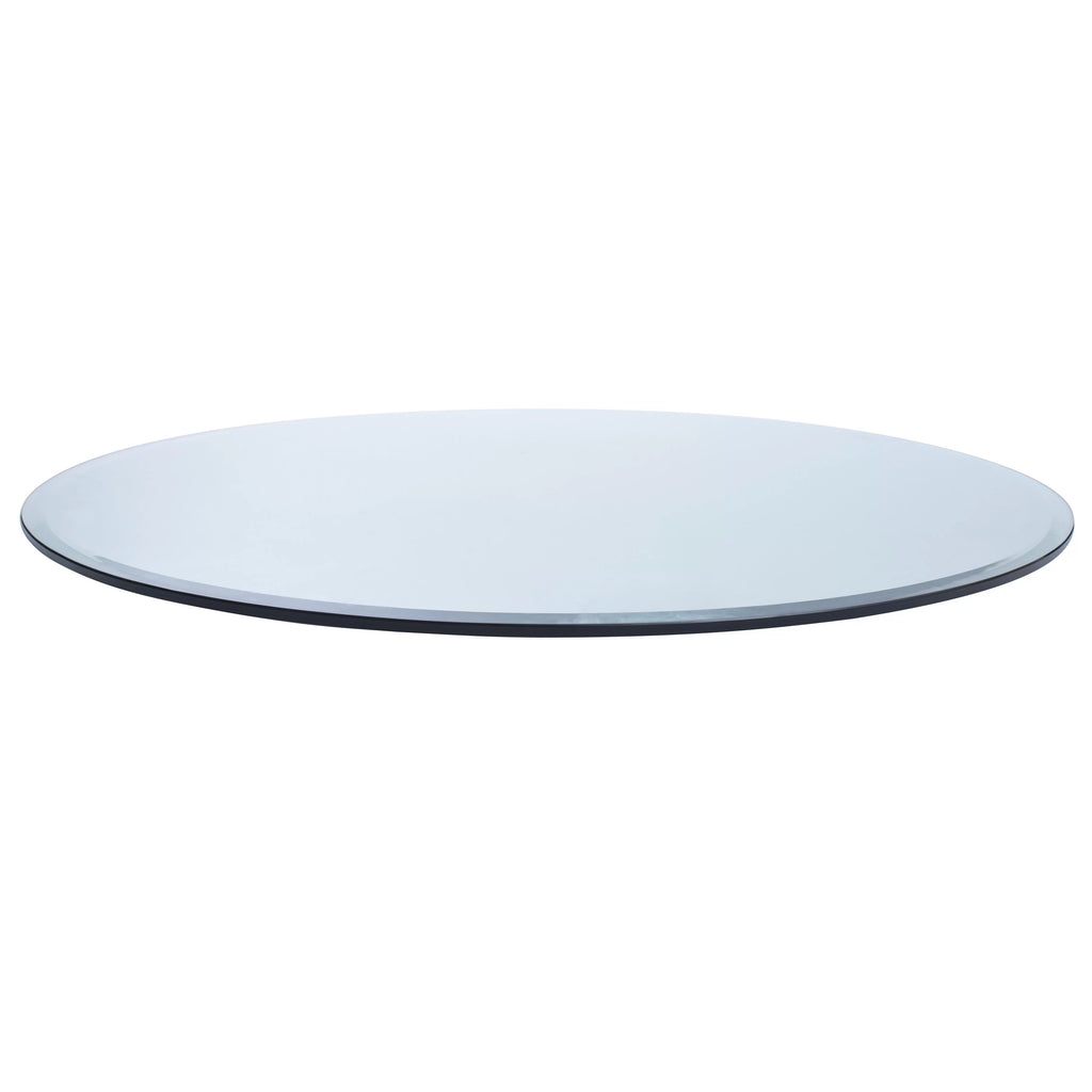 30" Round Clear Tempered Glass Table Top E4458