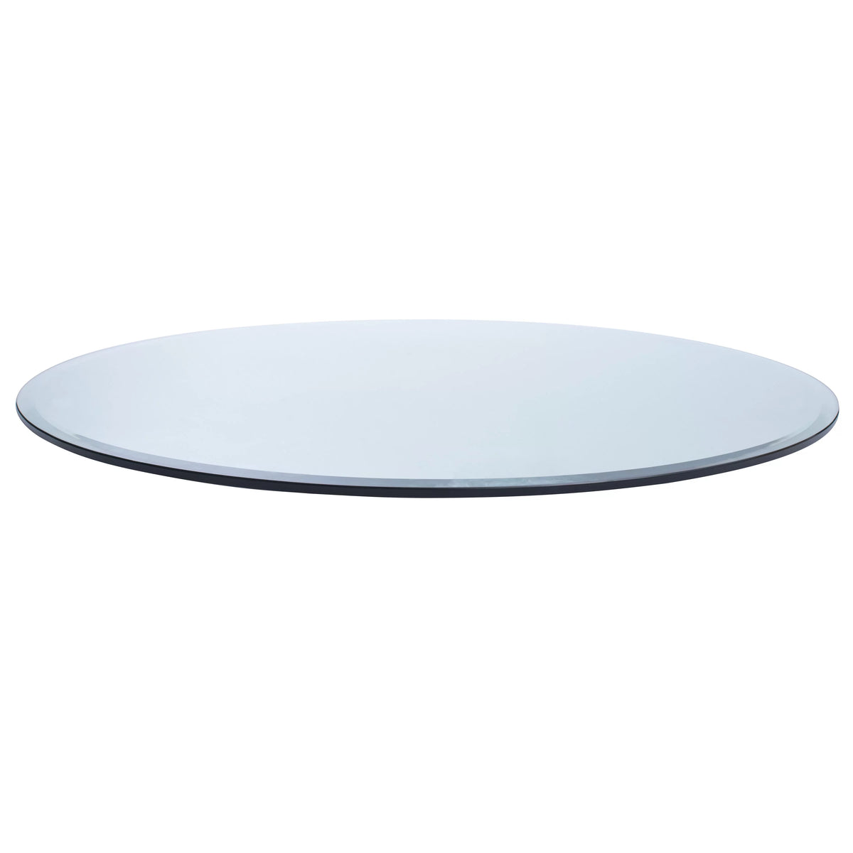 30" Round Clear Tempered Glass Table Top E4458