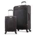 Black 2-Piece Spinner Luggage Set I16433