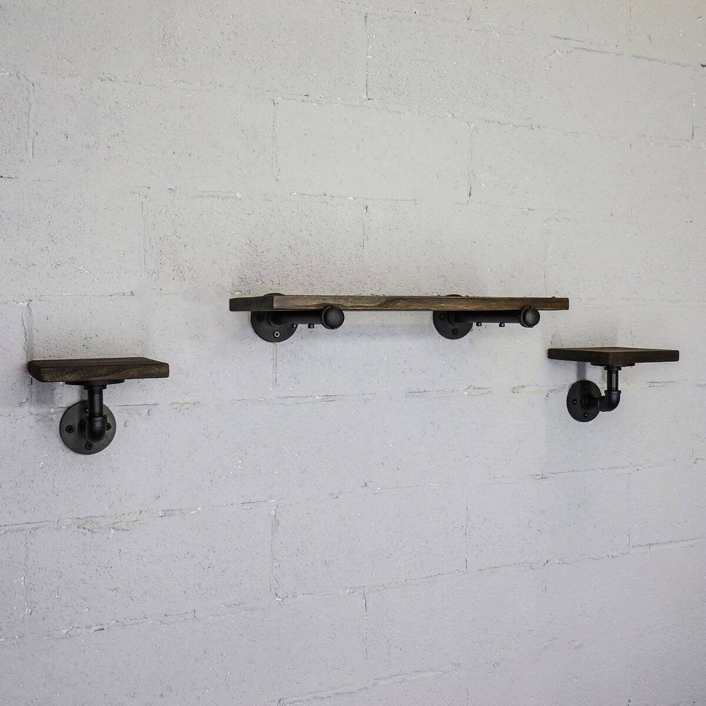 Black Set of 3 Wall Shelf M8545