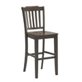 Antique Black Bar Stool X4241