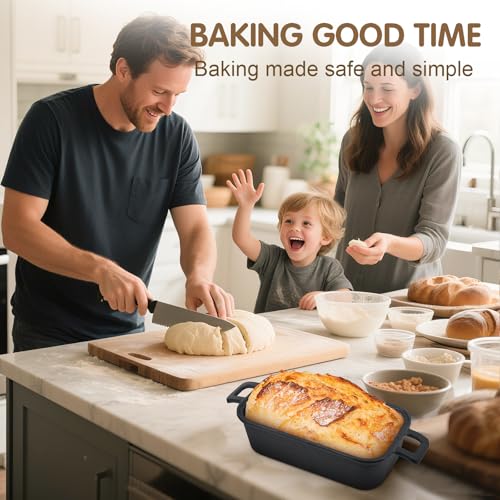 Cast Iron Loaf Pan with Lid 9x5 Inch R288222