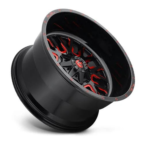 Gloss Black Candy Red 1-Pc Wheel R50024
