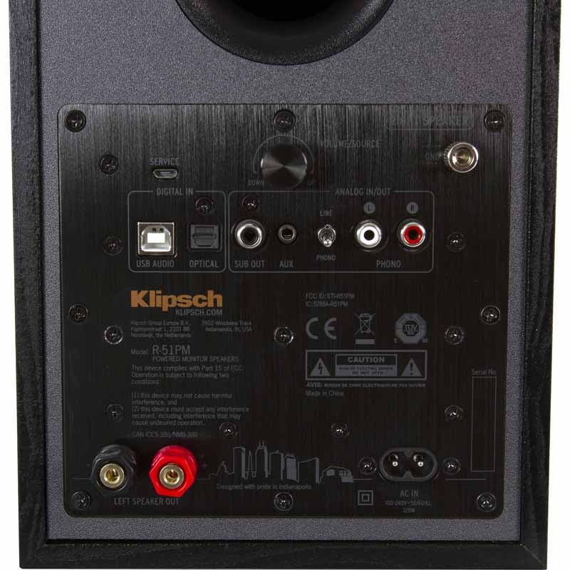 2-Way Powered Monitor Bluetooth Speaker - Pair - Black N5378