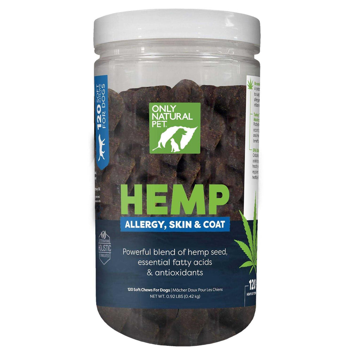 Hemp Allergy Skin & Coat Soft Dog Chews K557
