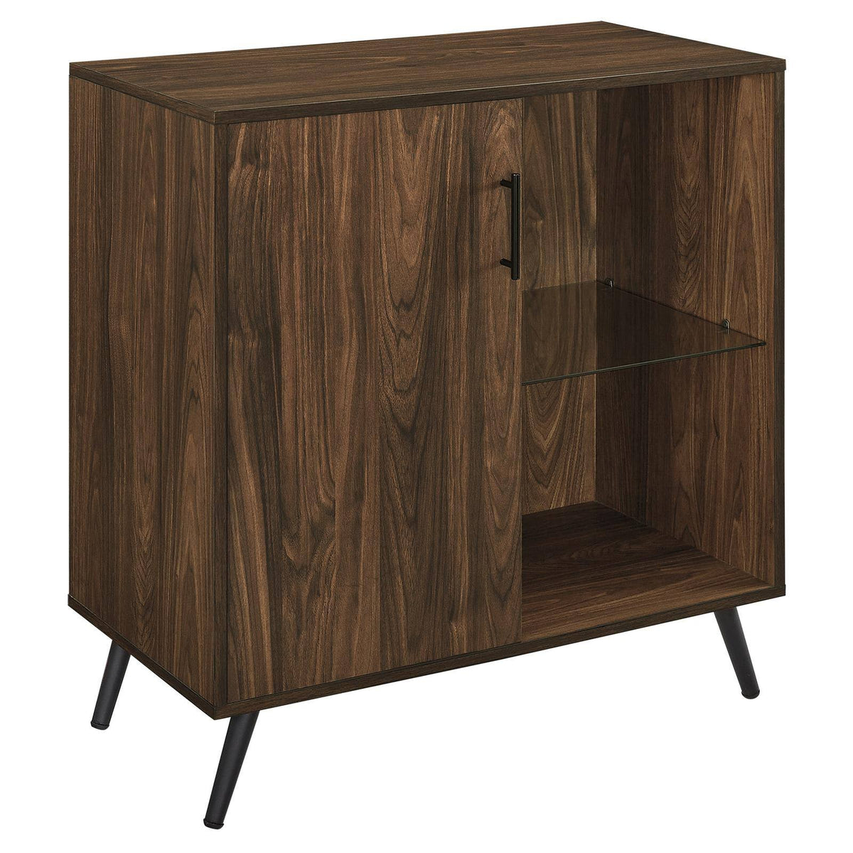 Dark Walnut 1 Door Accent Cabinet H29914