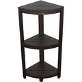 Teak Three Tier Corner Shower Shelf F426056