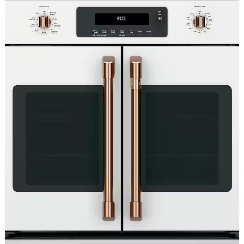 Wall Oven Handle and Knob Kit in Brushed Copper W172