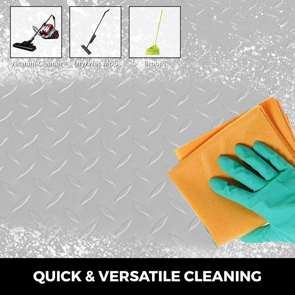 25.5 x 3.6 Ft 2.5mm PVC Garage Floor Mat E334