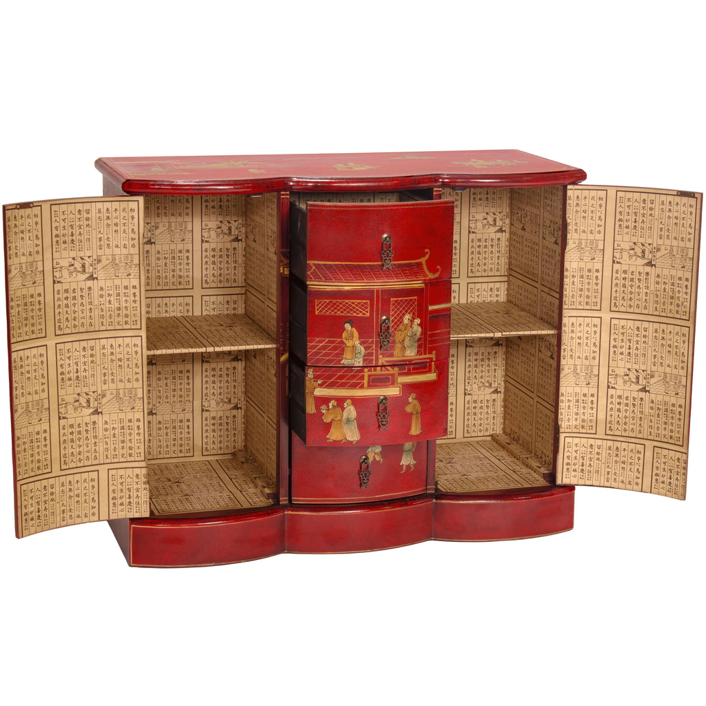 Red Lacquer Cabinet A64236