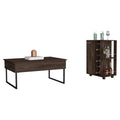 Brown 2 Piece Living Room Set X841