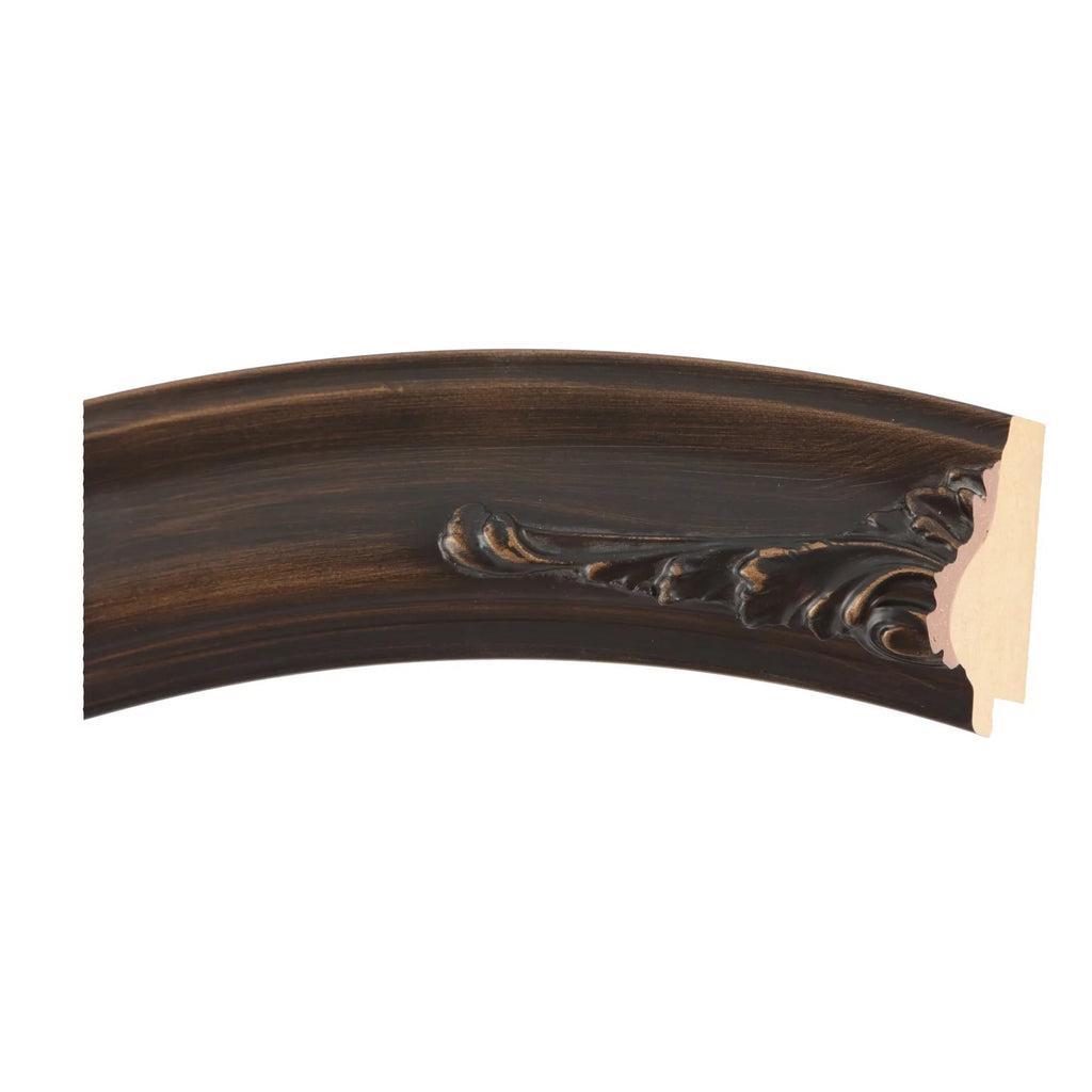 Framed Rectangle Mirror in Rubbed Bronze A304
