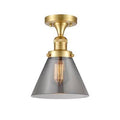 Satin Gold Semi Flush Mount Light Z4507