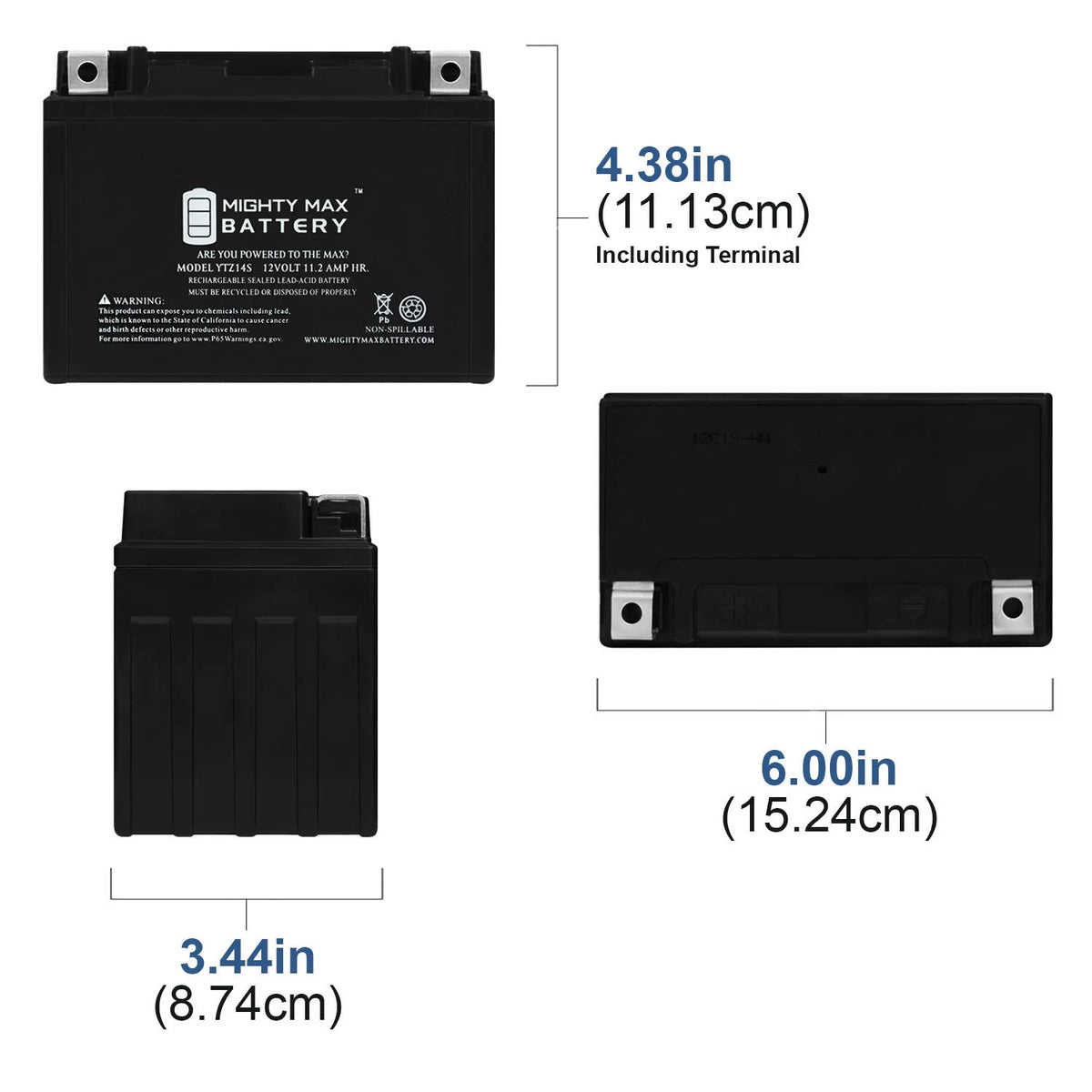 12V 11.2Ah Battery O1991