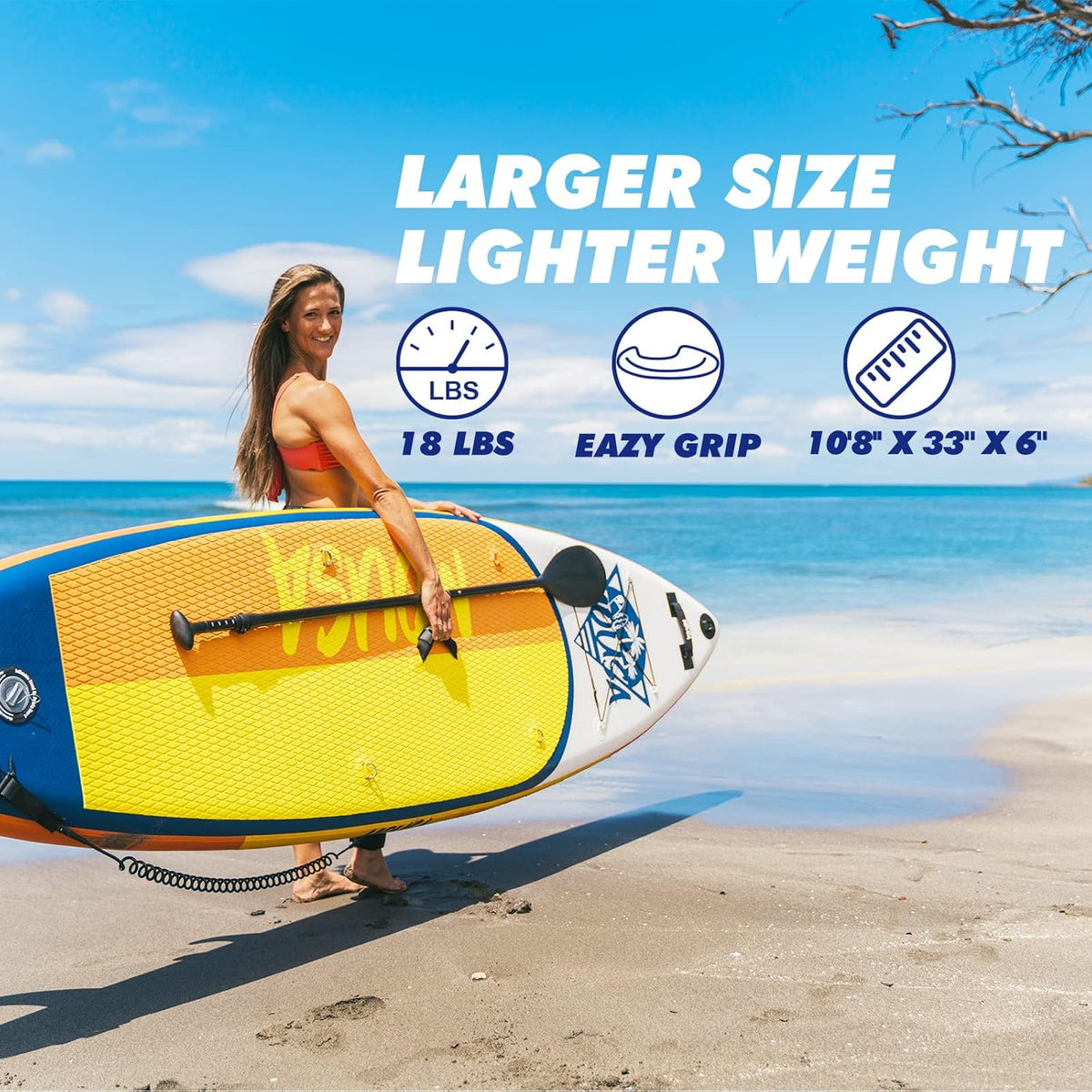 Inflatable Paddle Board SUP with Non Slip Deck W8202