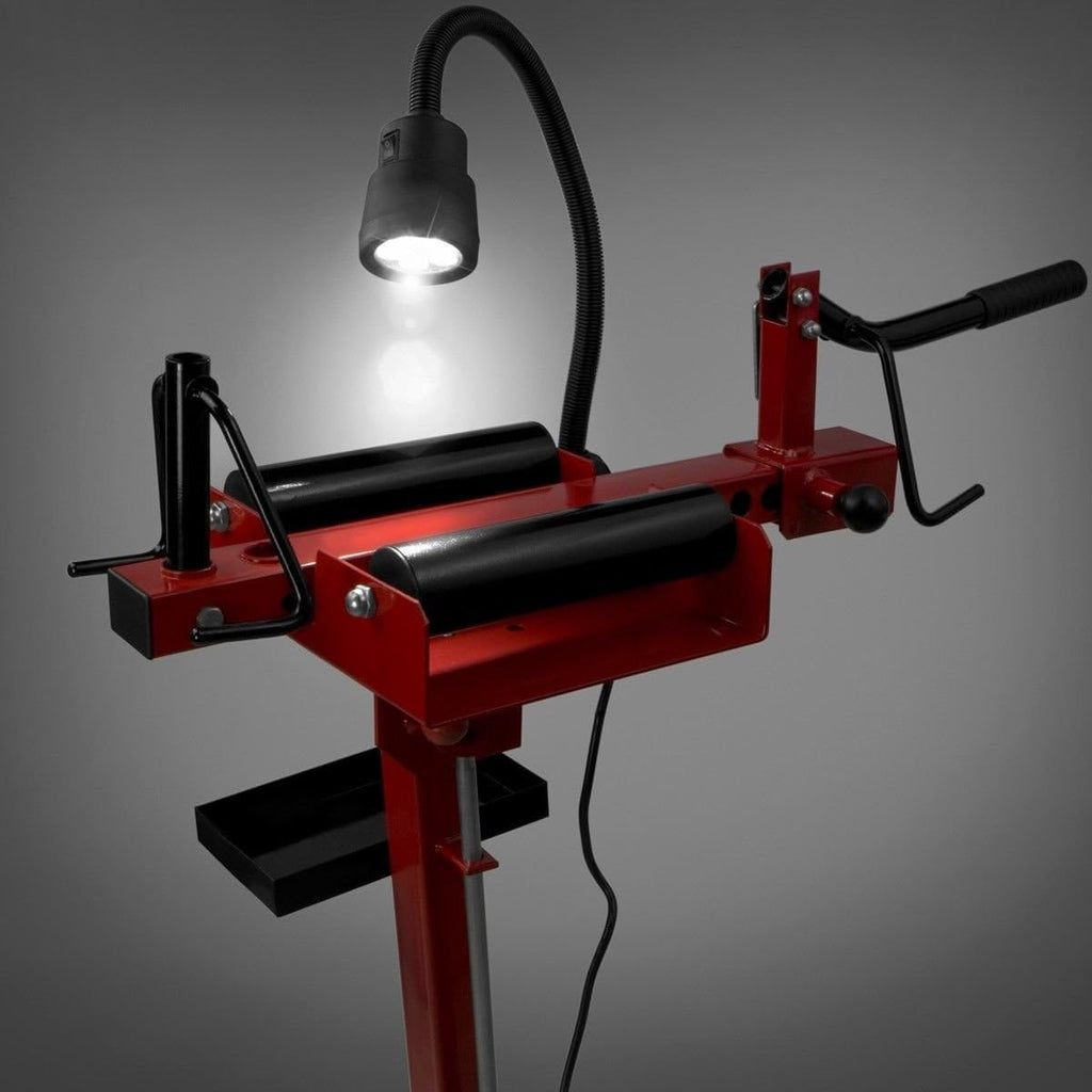 Manual Tire Spreader Portable Tire Changer Stand Adjustable LED Light Tool L743142