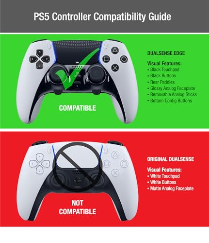 Black PS5 EDGE Controller Skin Combo Set H70381