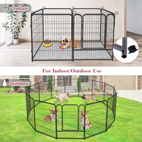 32inch 10 Panels Anti-Rust Dog Playpen N345873