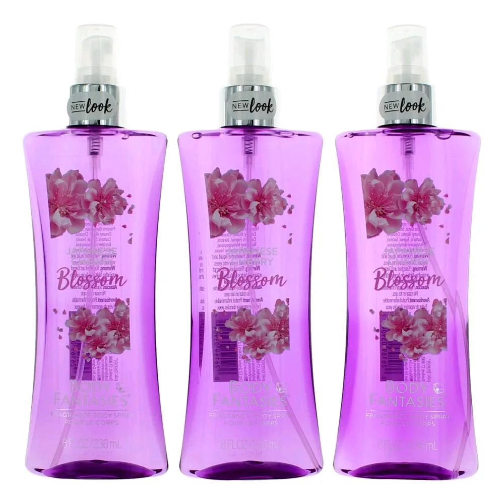 3 Pack 8 oz Japanese Cherry Blossom Body Spray U957
