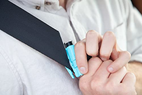 Emergency Keychain Car Escape Tool, 2-in-1 Seatbelt Cutter and Window Breaker S16086
