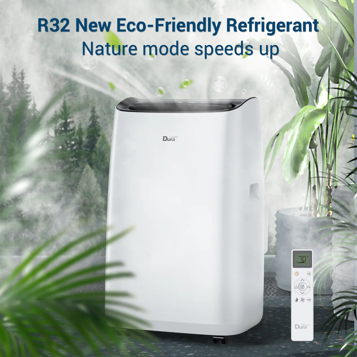 Portable Air Conditioner 10200BTU Dehumidifier Fan Remote Control X8017