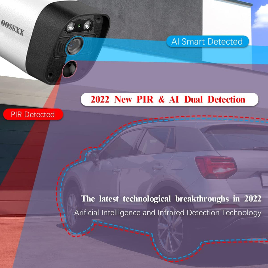 3K 5.0MP Wireless Security Camera System with 1TB Hard Drive K8558