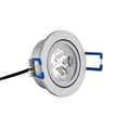 3W LED Warm 3000K Nickel P78223