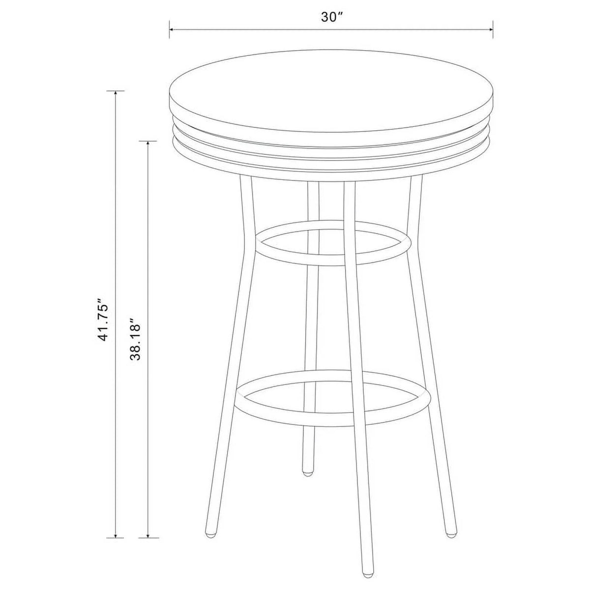White Retro Bar H79148
