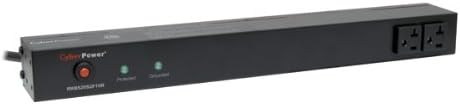Rackbar Surge Protector 20A 12 Outlets 1U Rackmount I6175