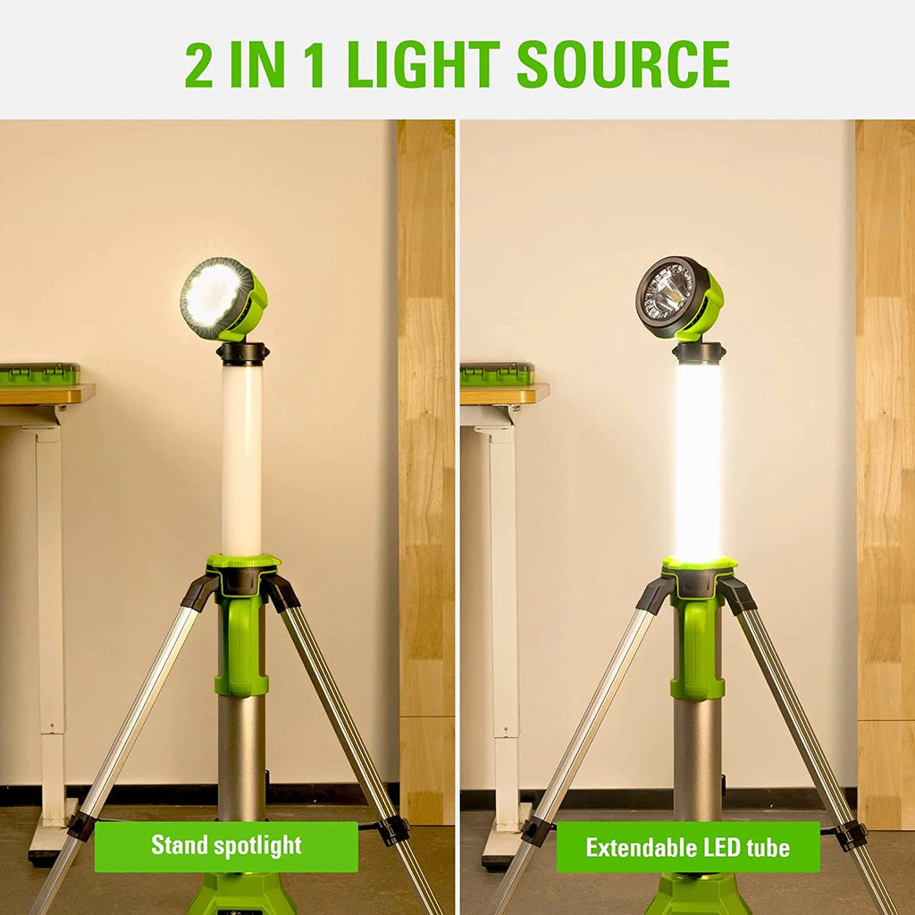 24V 2-in-1 LED Work Light with Battery and Charger K4271