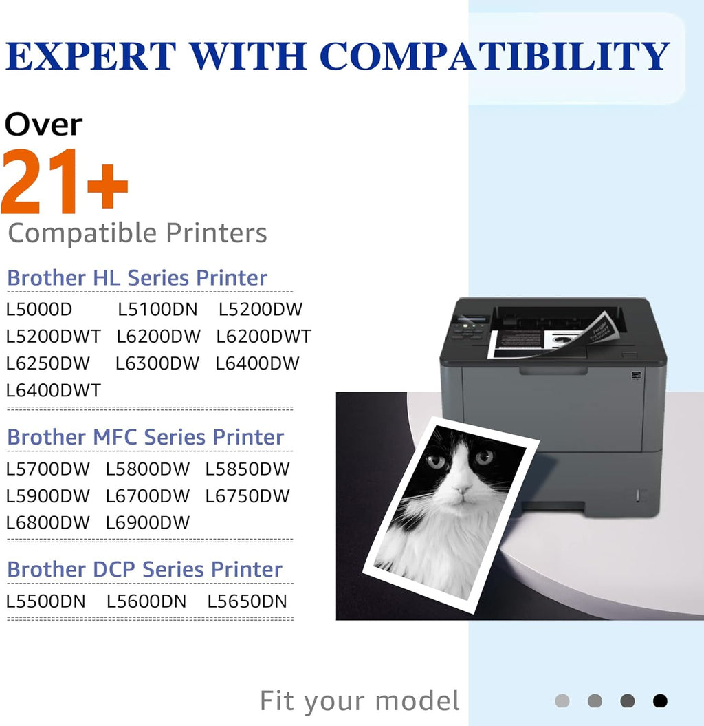 Compatible Black Toner Cartridge 4-Pack I68532