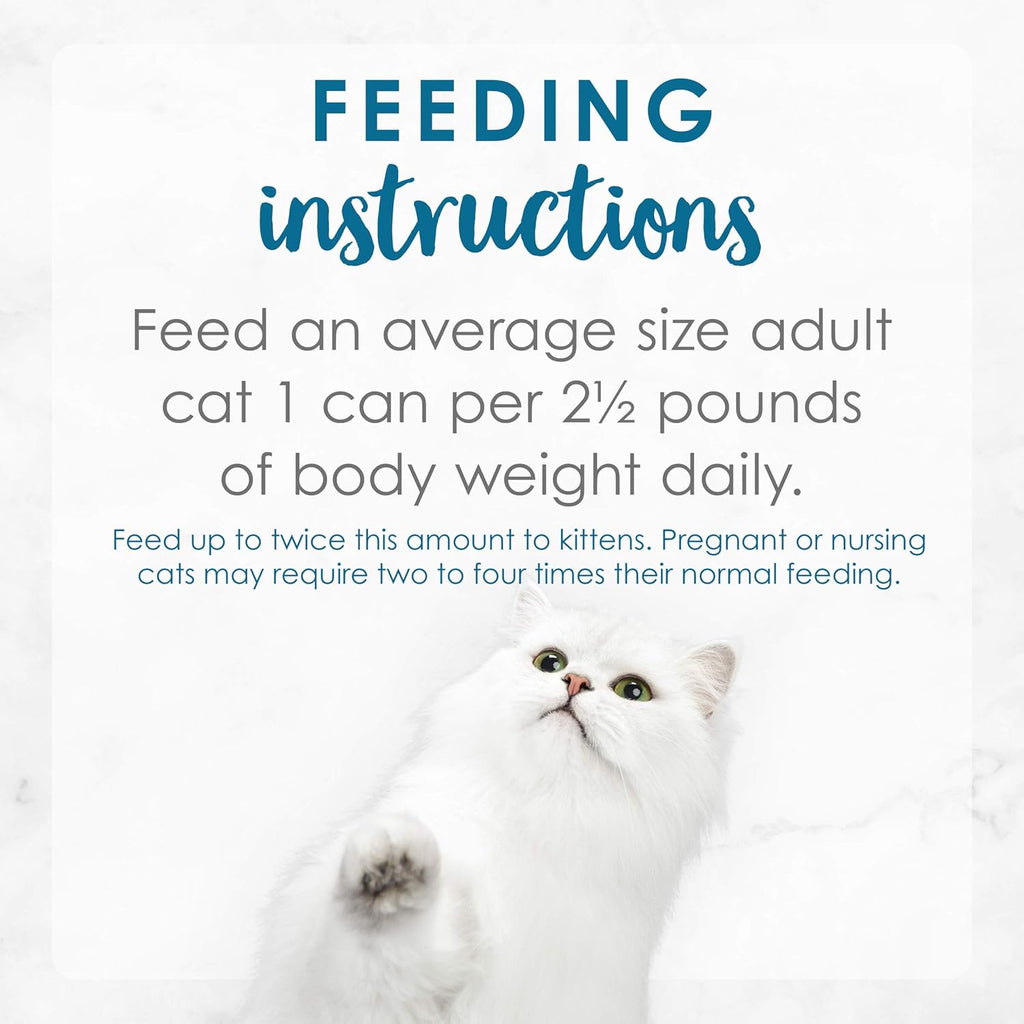Grilled Wet Cat Food Ocean Whitefish and Tuna Feast in Gravy, Pack of 24, 3 oz. Cans G459823