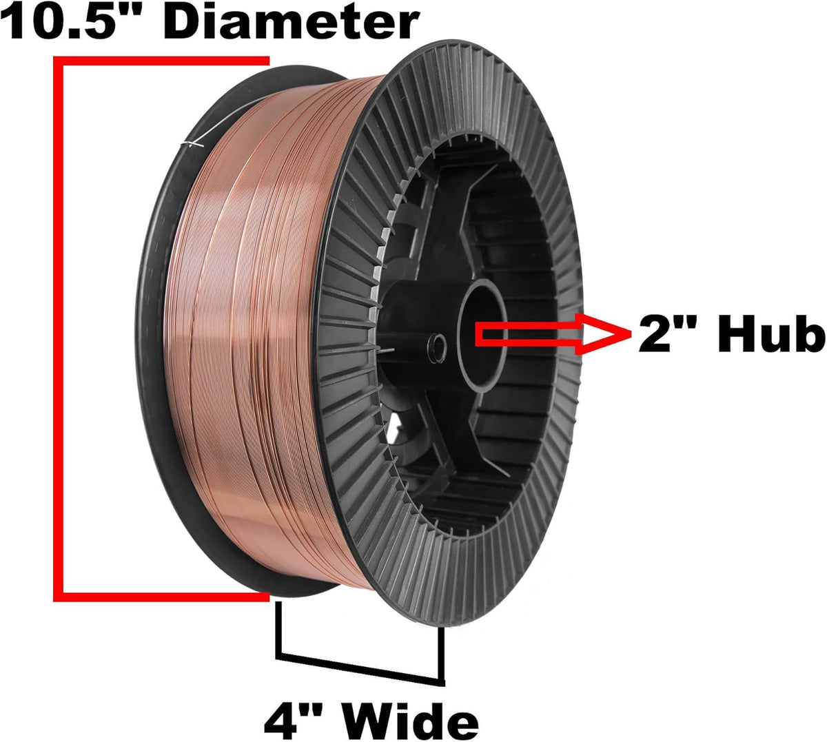 33 Lbs Mild Steel MIG Welding Wire Spool Pack of 2 Q452