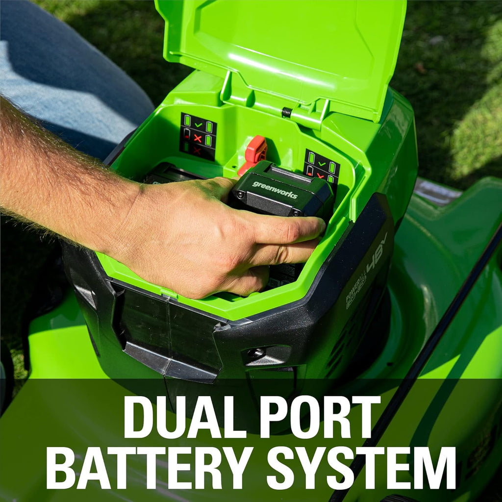 48V 19” BL Lawn Mower with (2) 4.0Ah Batteries and Dual Port Charger M906981