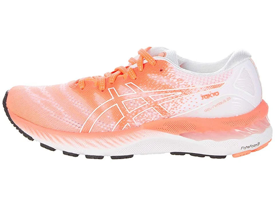 Red/White GEL-Nimbus 23 Running Shoes X65944