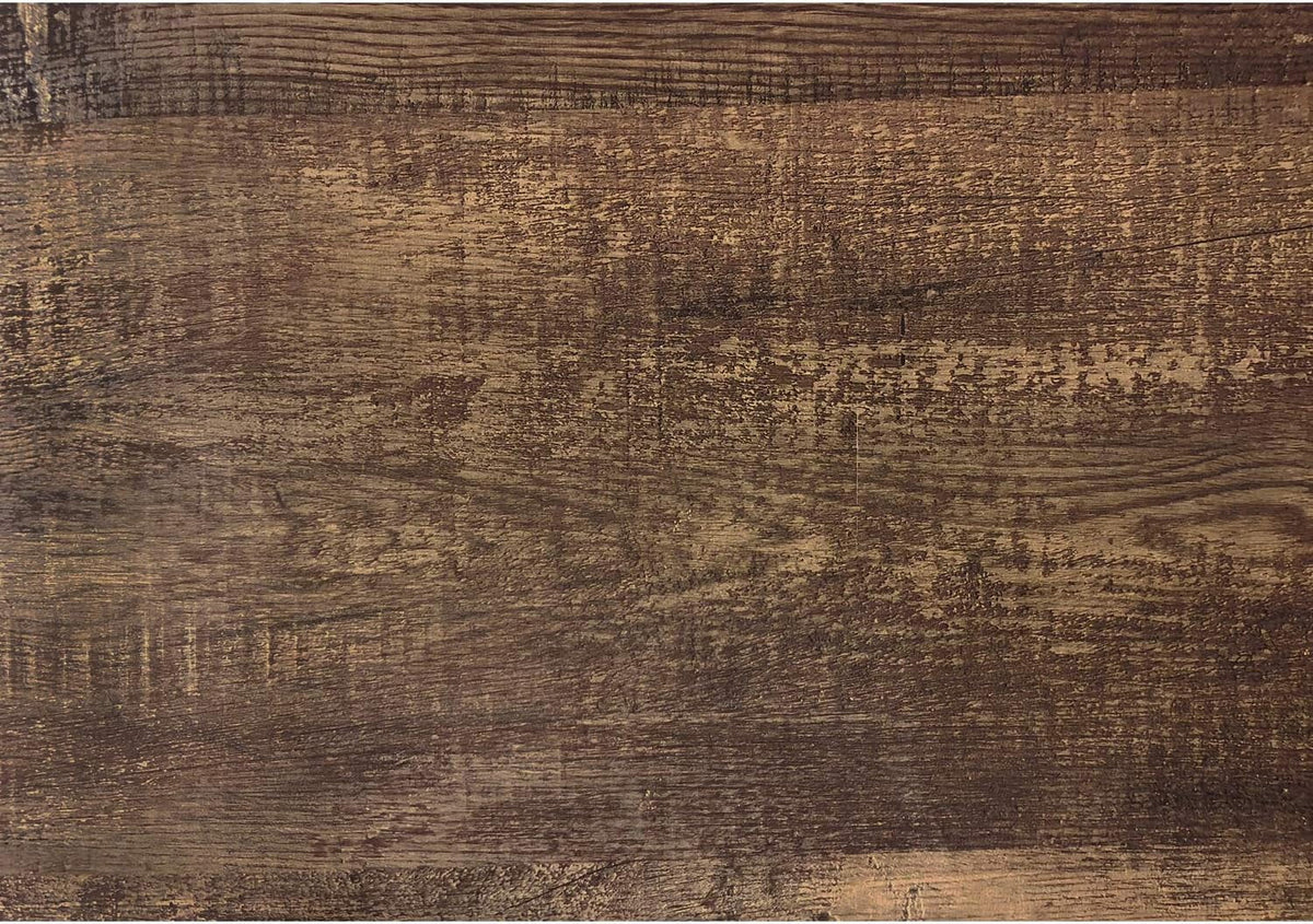 Brown Wood-Look Drawer Accent Table A1601