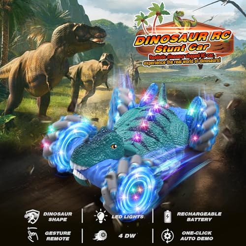 2.4GHz LED Gesture Sensing 4WD Double Sided Rotation Stunt Car R850