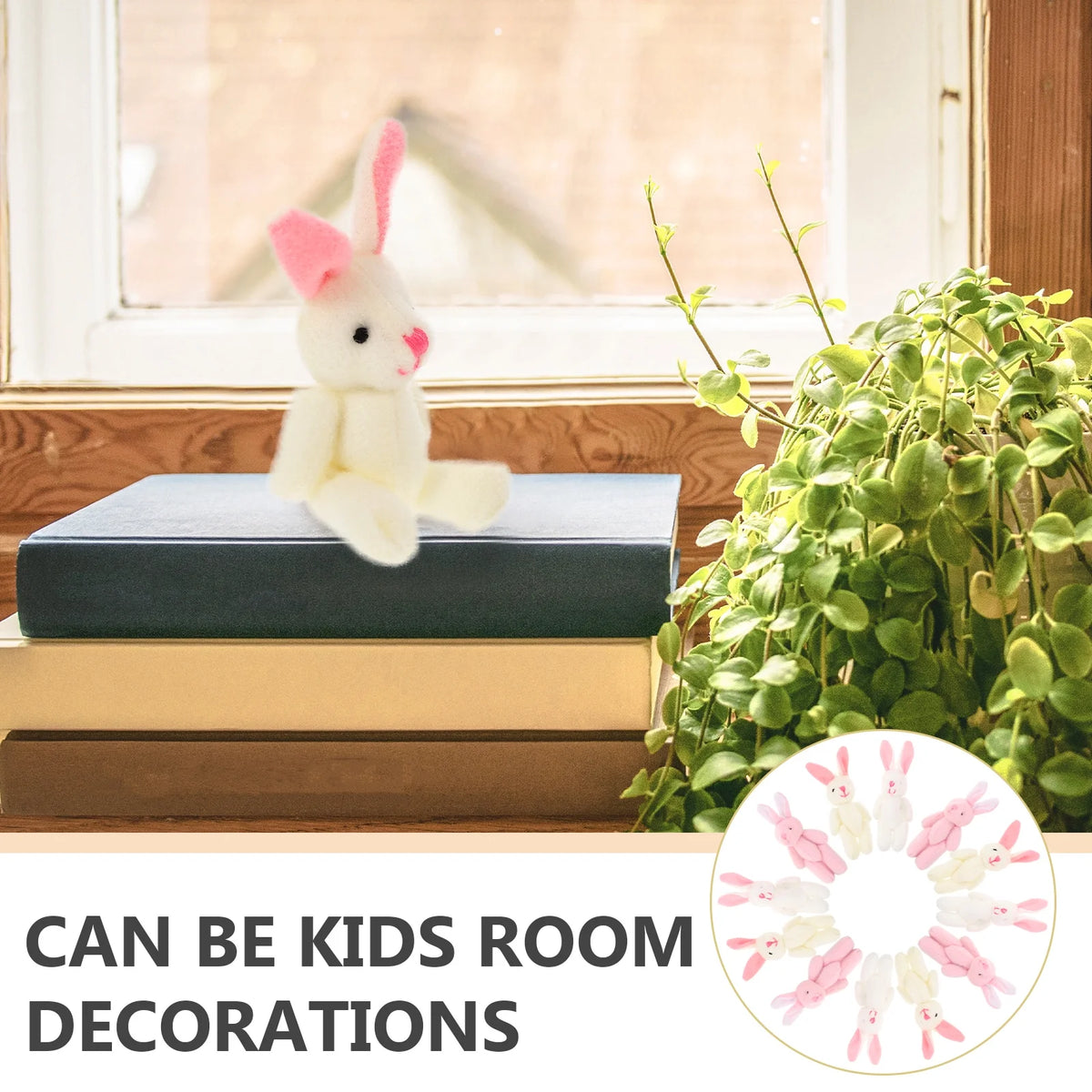 15 Pcs Hanging Pp Cotton Plush Toy Ornament R84822