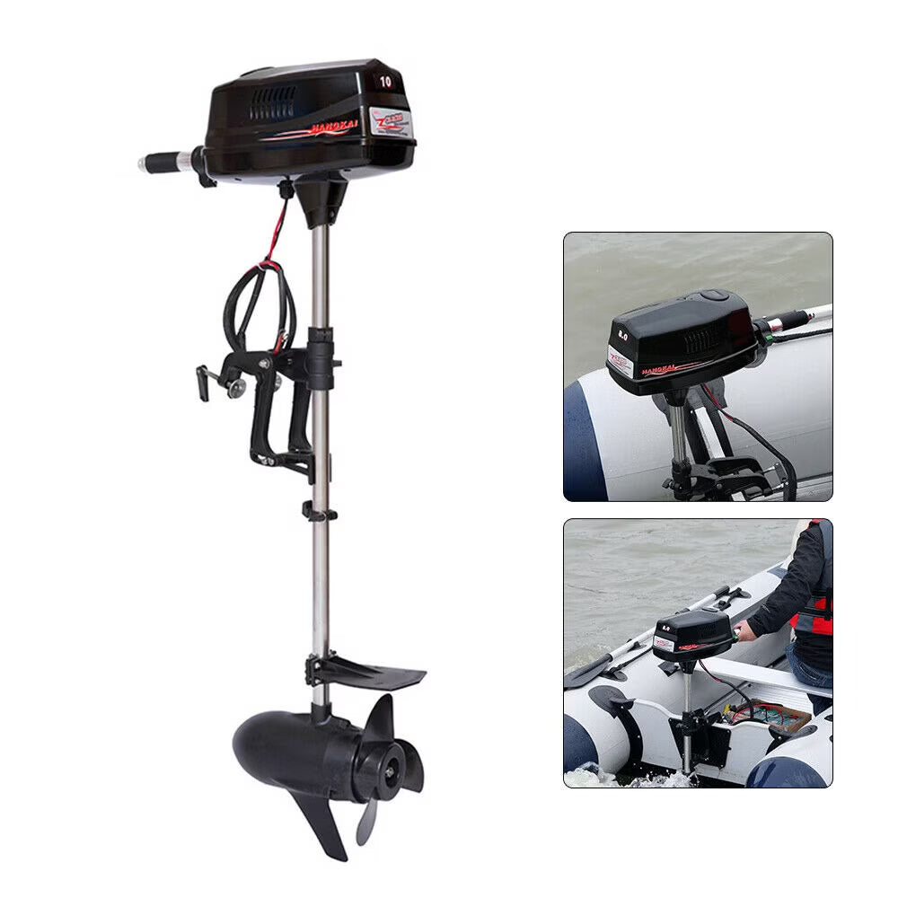 2200W Electric Outboard Motor Boat Engine Brushless Tiller Control 60V O956947