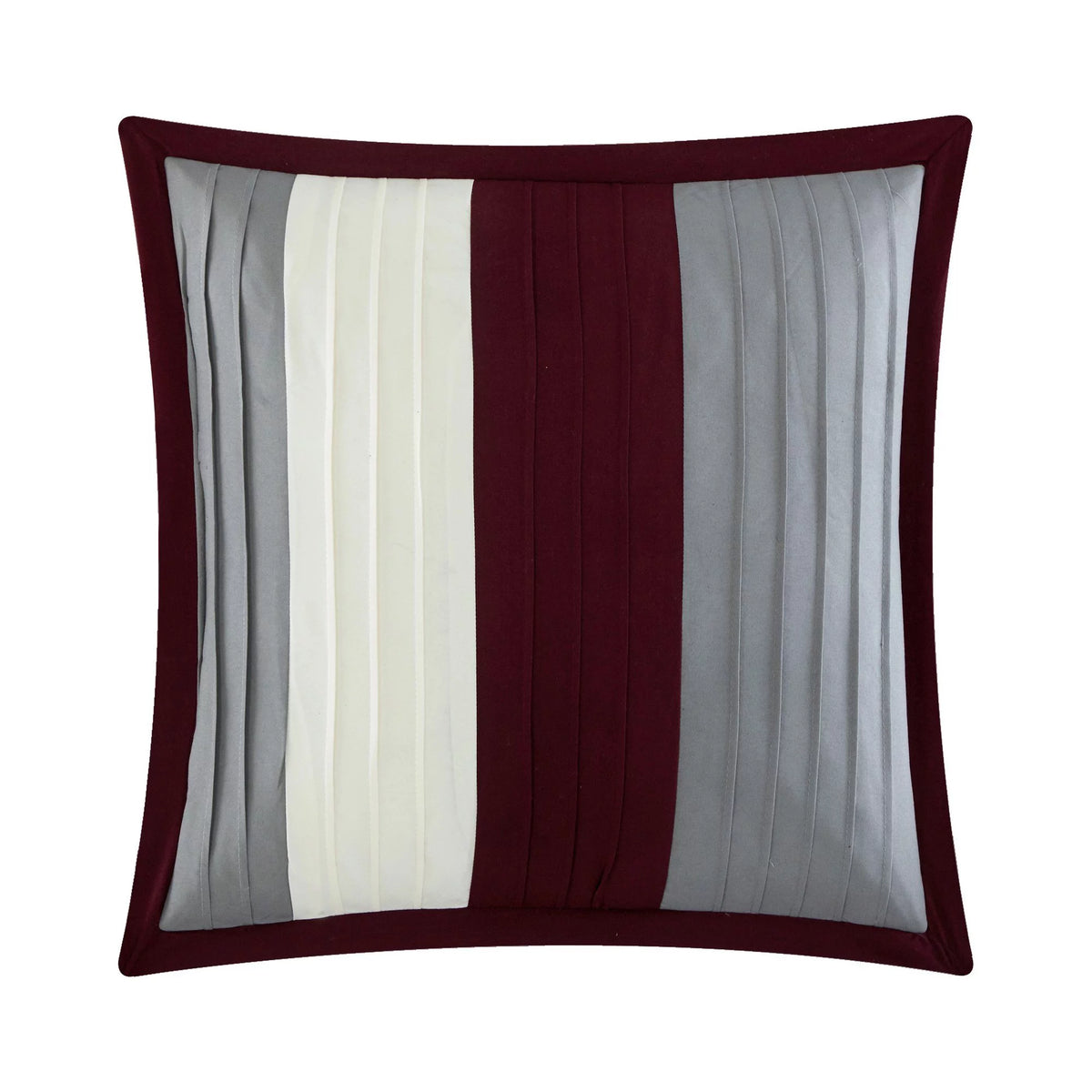 Burgundy King 10 Pieces Microfiber Comforter Set O949