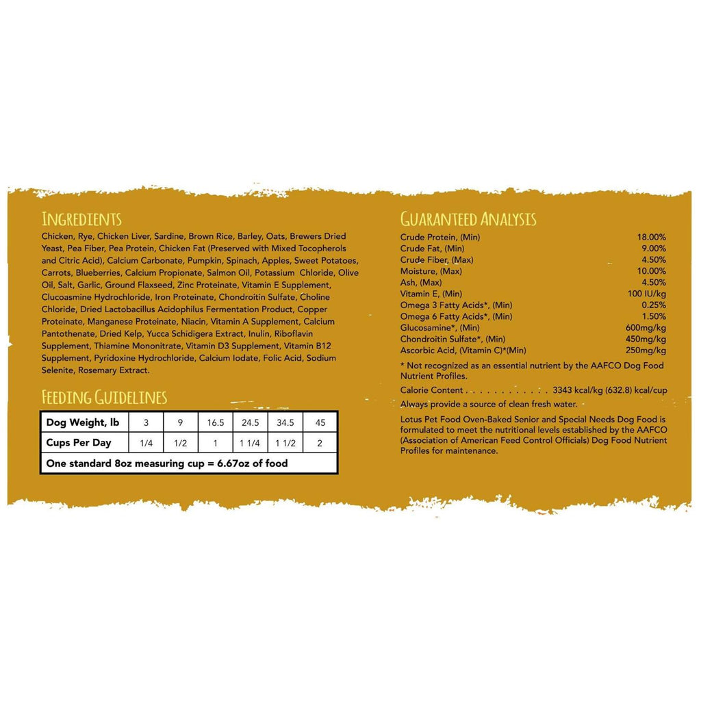 Senior Dog Food O819625