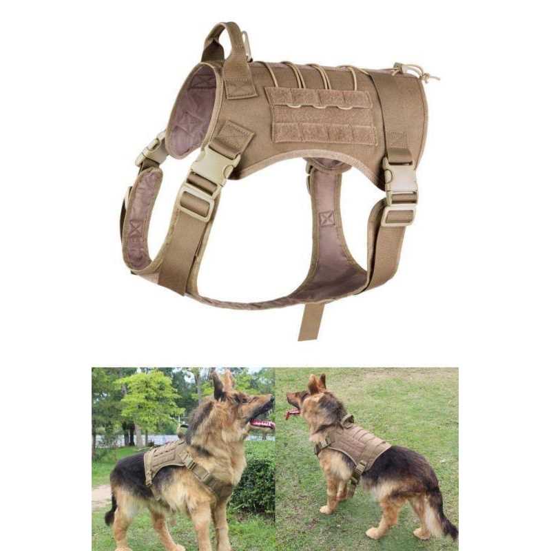 2X Metal Buckle Dog Harness with Handle U407