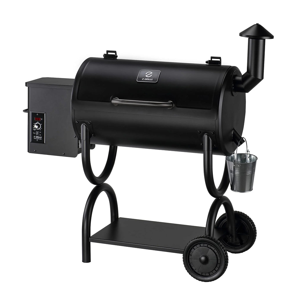 Wood Pellet Grill & Smoker 8 in 1 with PID Controler 560 Sq in Cooking Area E638874