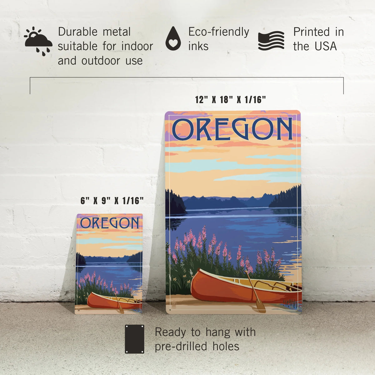 12x18 Aluminum Metal Sign Decor C228964