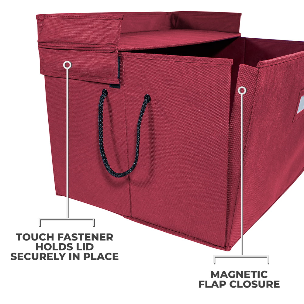 Christmas Ornament Storage Box with Pull-Out Drawers E892756