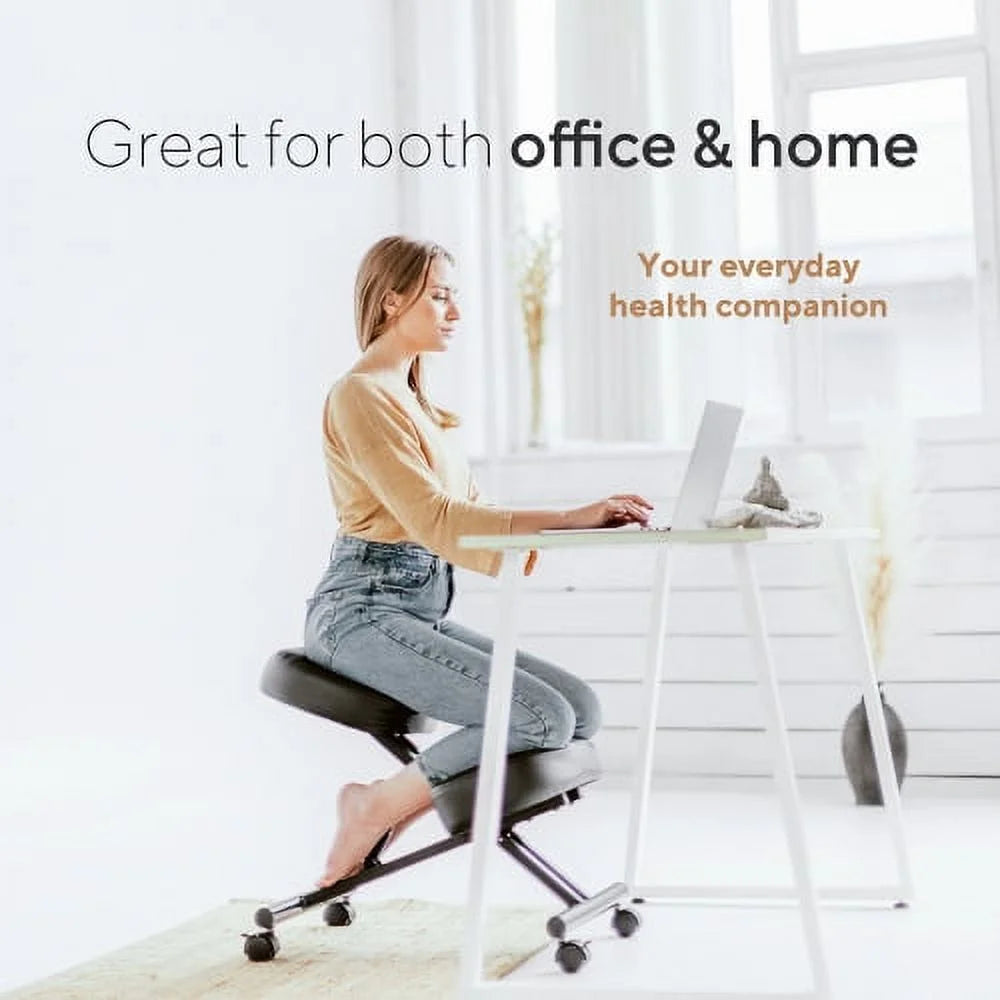 Ergonomic Kneeling Chair with Memory Foam O77992