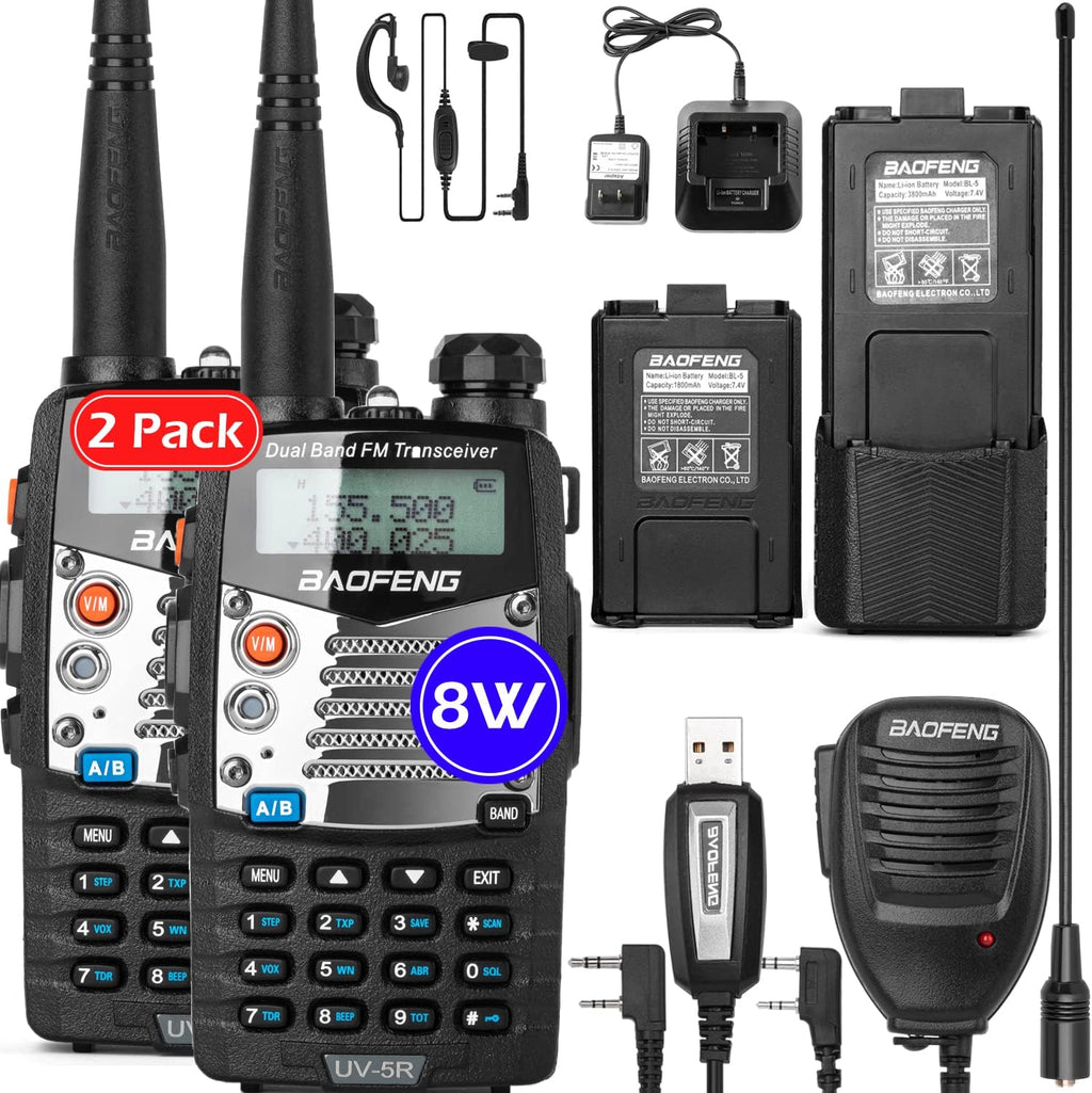 Dual-Band Handheld Walkie Talkies 2 Pack Z614